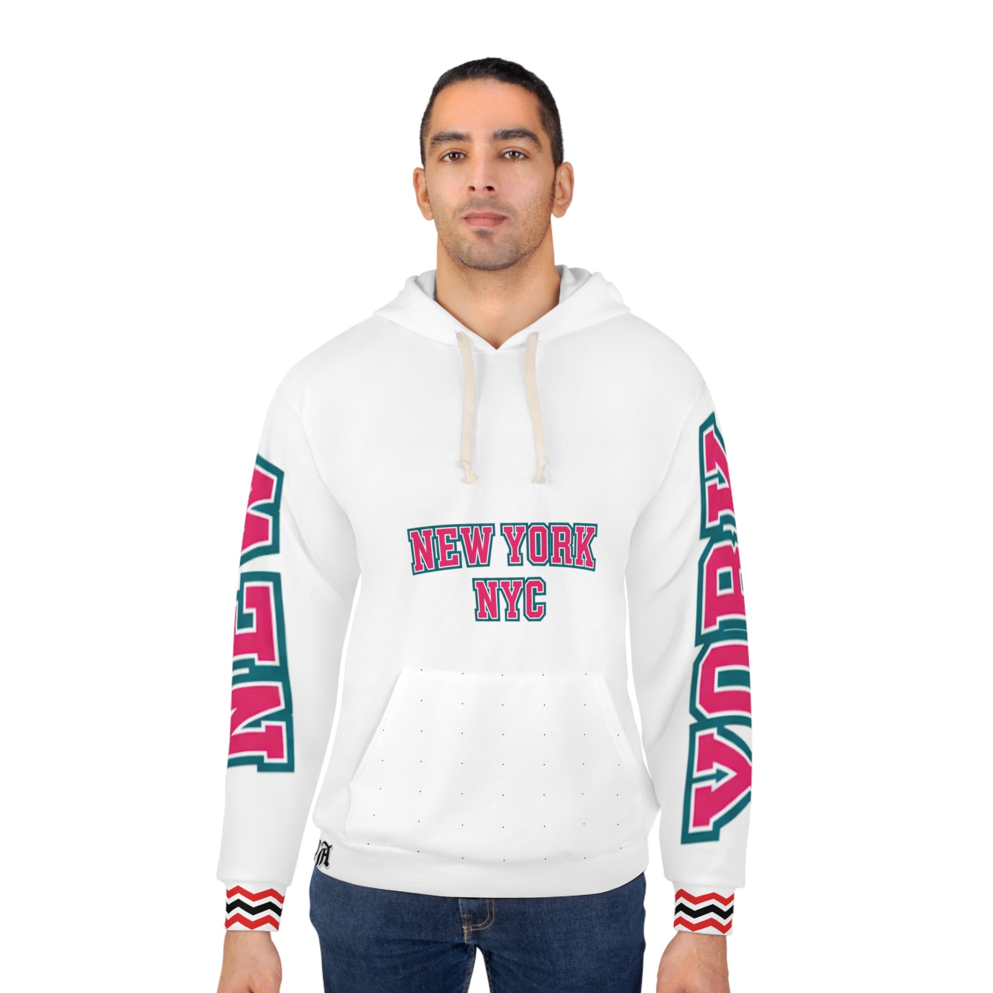 New York Graphic Hoodie, Trendy Unisex Pullover, NYC Streetwear, Casual Layering, Perfect Gift for Travel Lovers