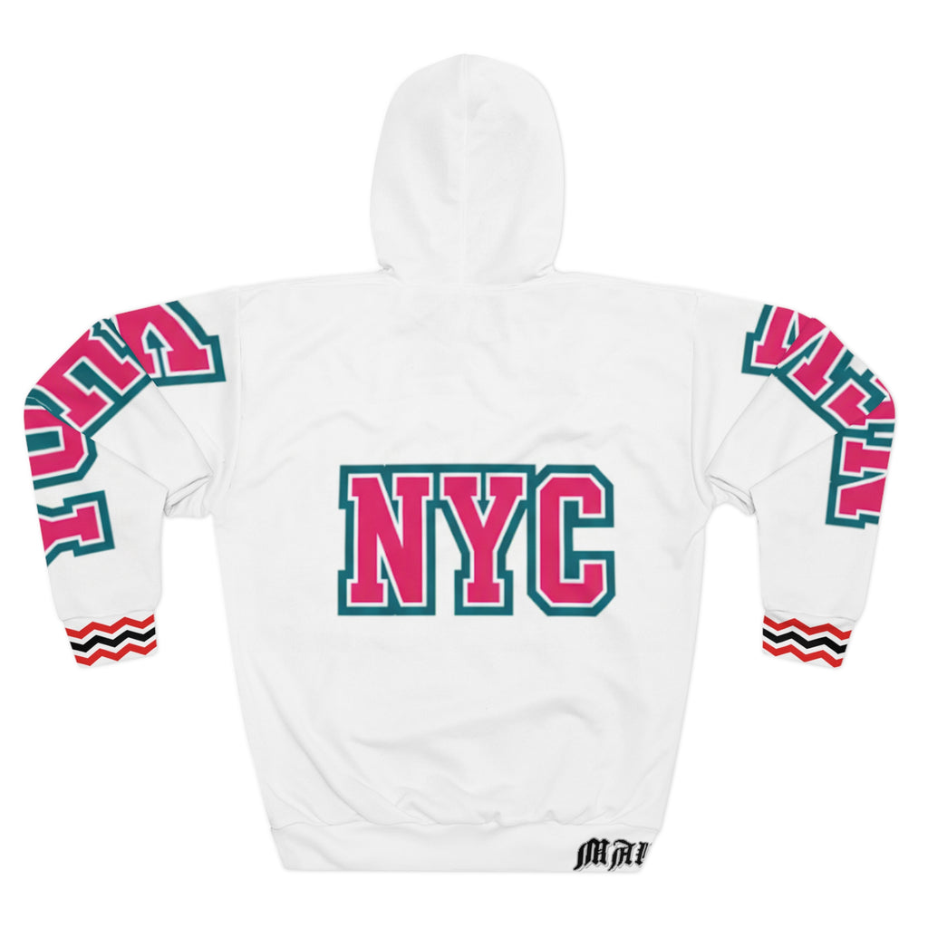 New York Graphic Hoodie, Trendy Unisex Pullover, NYC Streetwear, Casual Layering, Perfect Gift for Travel Lovers