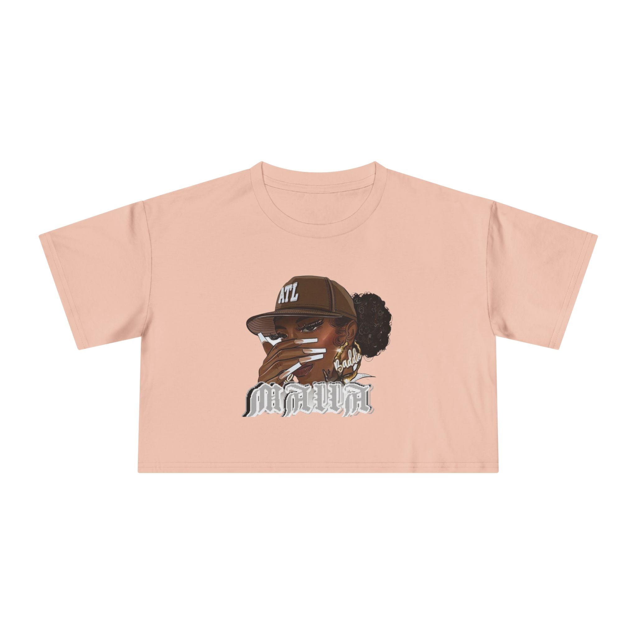 Women's Crop Tee, Streetwear Top, Casual Tee, Graphic Crop Top, Summer Vibe Shirt, Cool Trendy Apparel