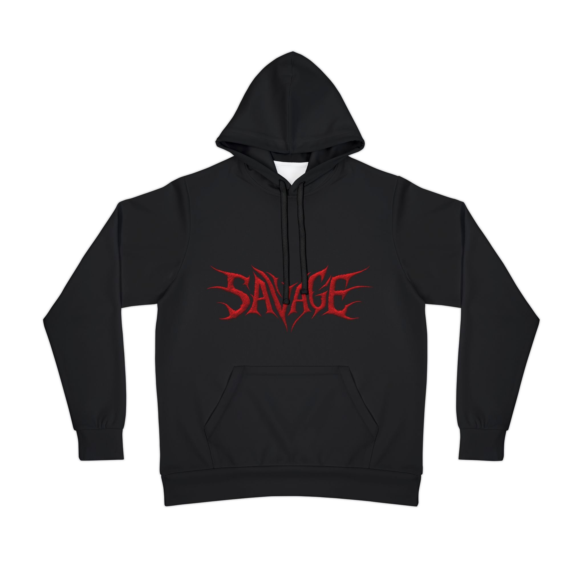 Savage Athletic Hoodie - Edgy Sweatshirt for Gym and Casual Wear, Unisex Activewear, Perfect for Fitness Lovers, Streetwear Style, Gift Idea