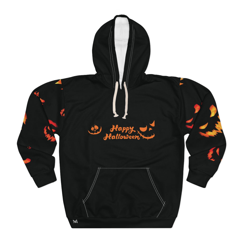 Happy Halloween Pumpkin Unisex Hoodie, Cozy Fall Apparel, Halloween Costume, Trick or Treat Sweatshirt, Gift for Halloween Lovers